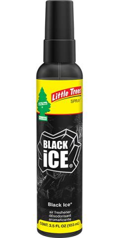  Little Trees Spray Car Air Freshener 3-PACK (Black Ice